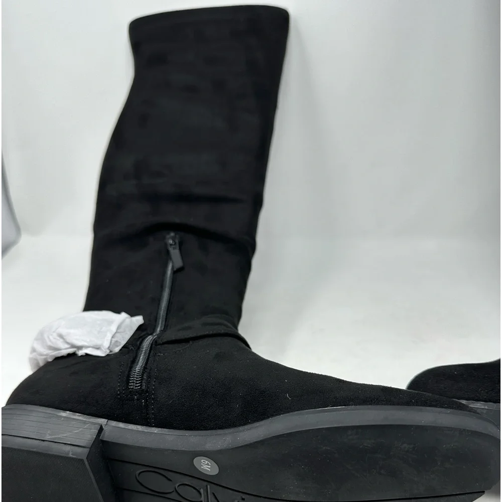 Calvin Klein Women's Akia Over-The-Knee Boot Faux Suede Size 6 M New in Box.